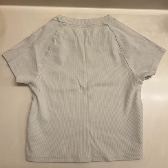 Aerie Strawberry and Smiley Face Baby Tee - Picture 2 of 3